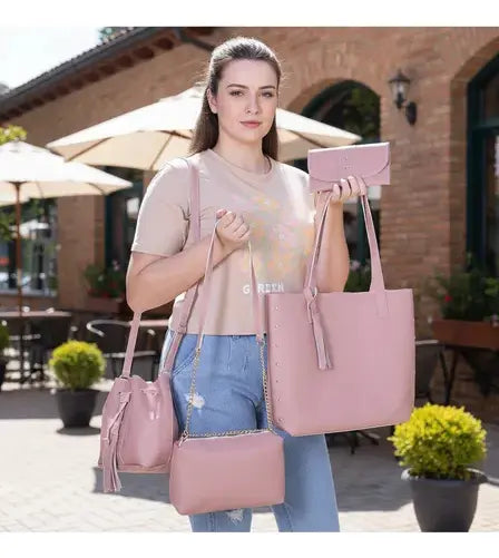 Conjunto de Bolsas Elegancia Pure - Compra 1 Lleva 4